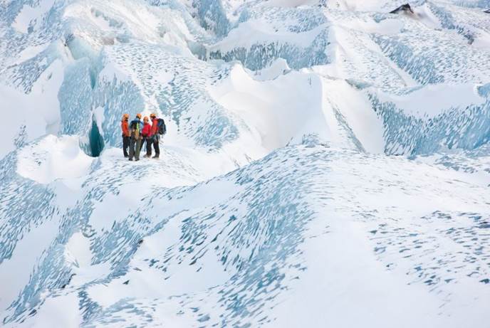 Beautiful surrounding on Solheimajokull glacier solheimajokull glacier hiking