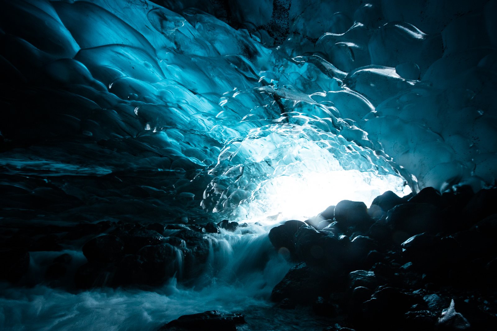 Waterfall Ice Cave Tour