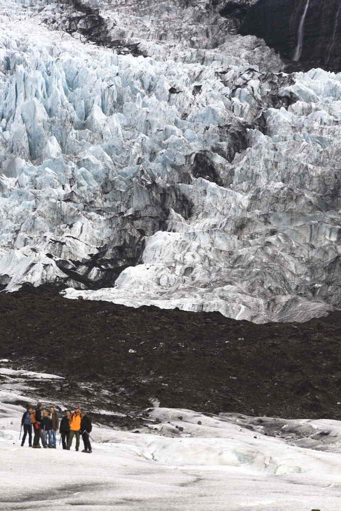 Glacier hiking trail