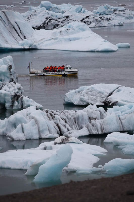 Jökulsárlón Glacier Lagoon in Iceland