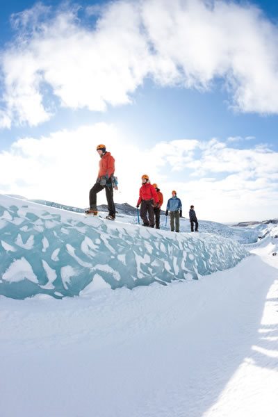 Glacier hiking Iceland