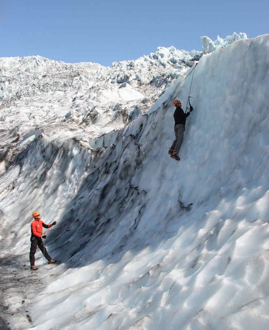 Glacier Xtreme Ice climbing