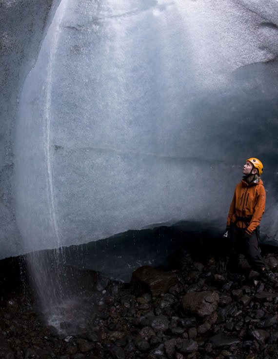 Ice climbing Iceland