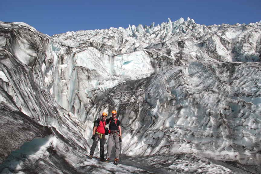 Ice climbing tour Iceland