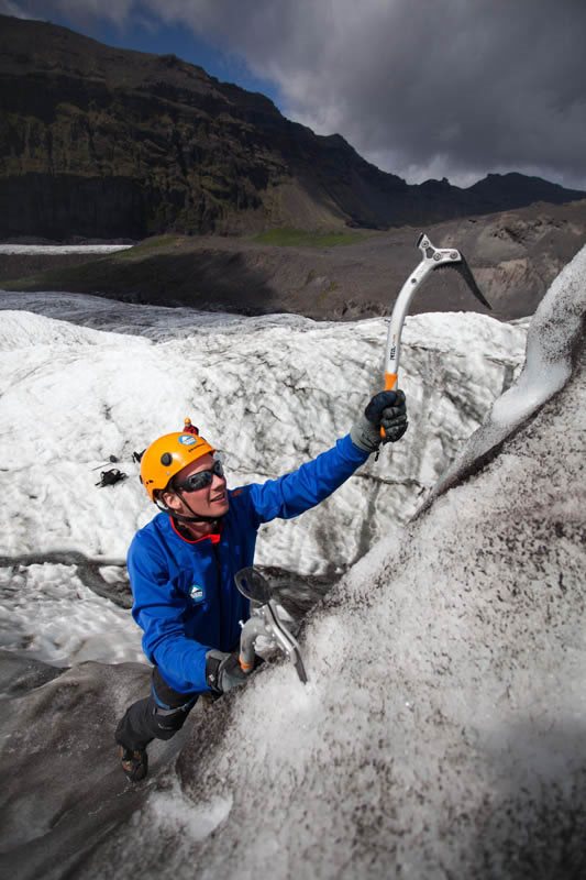 Ice climbing tour Iceland