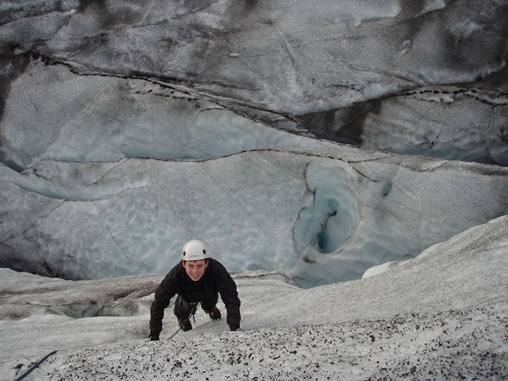 Ice climbing tour in Iceland
