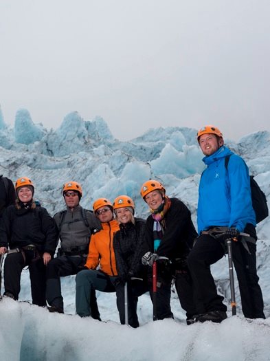 Glacier Explorer hiking group