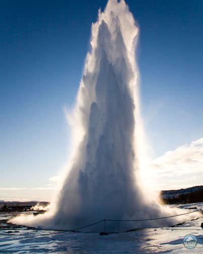 Strokkur Geysir in the Golden Circle Iceland