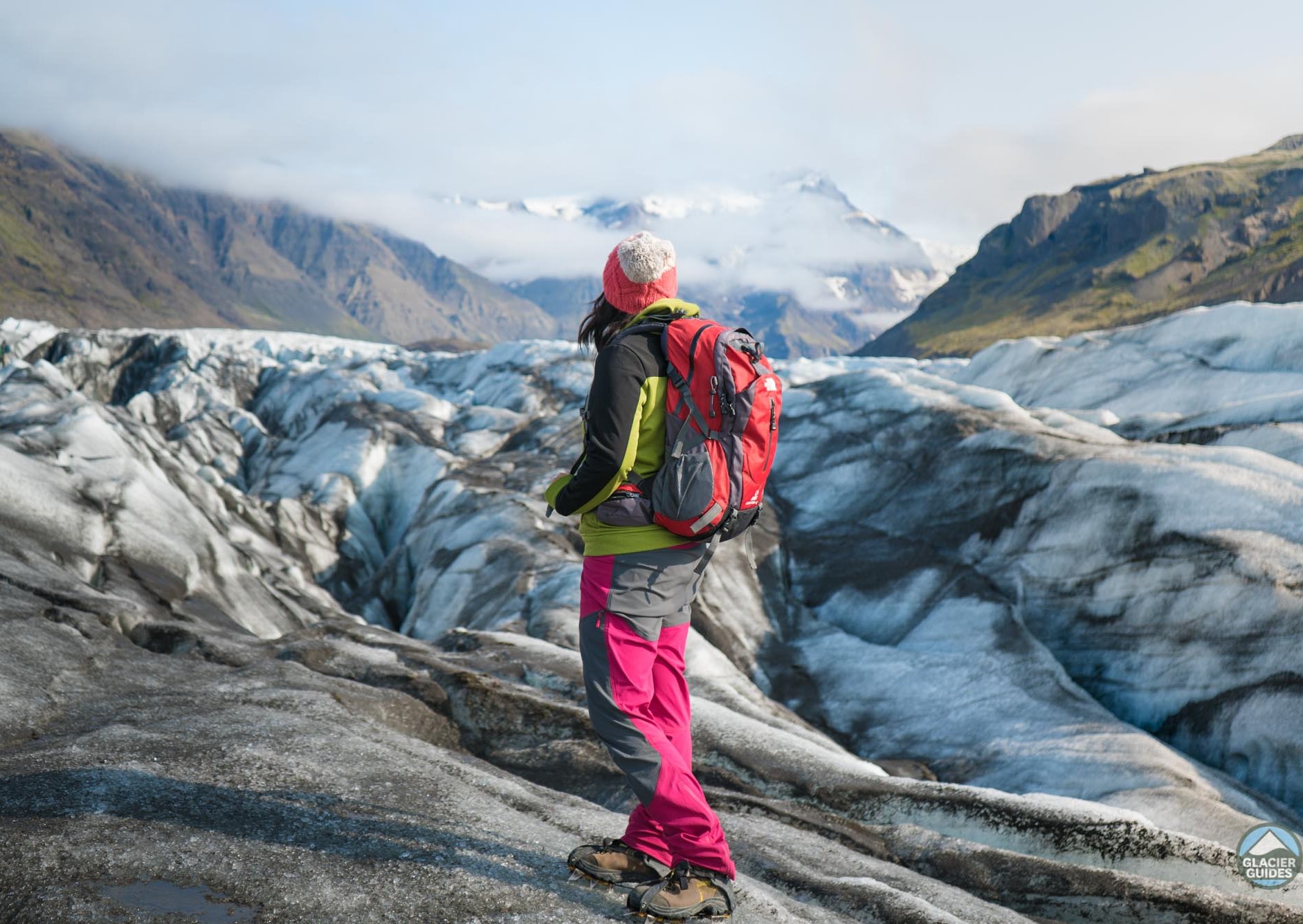 glacier hiking iceland