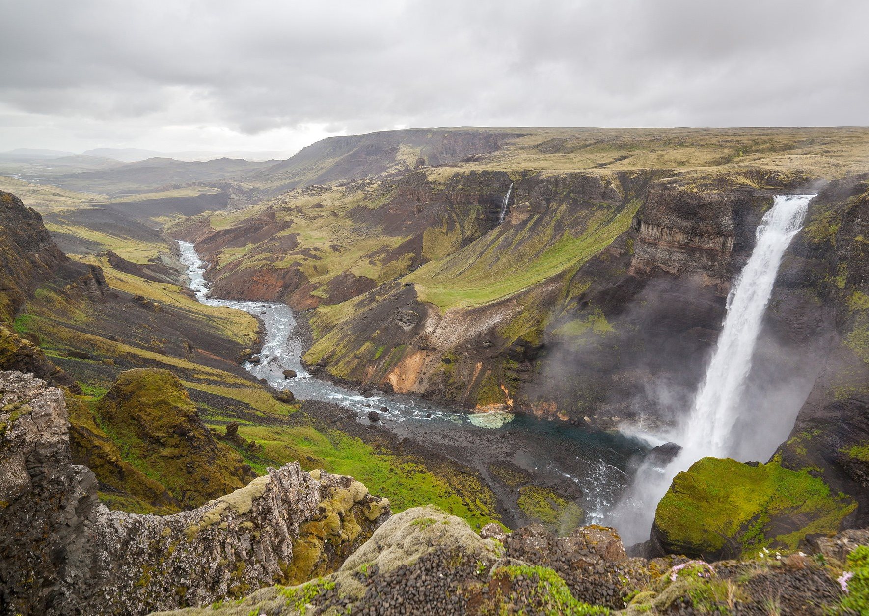 Haifoss waterfall Iceland