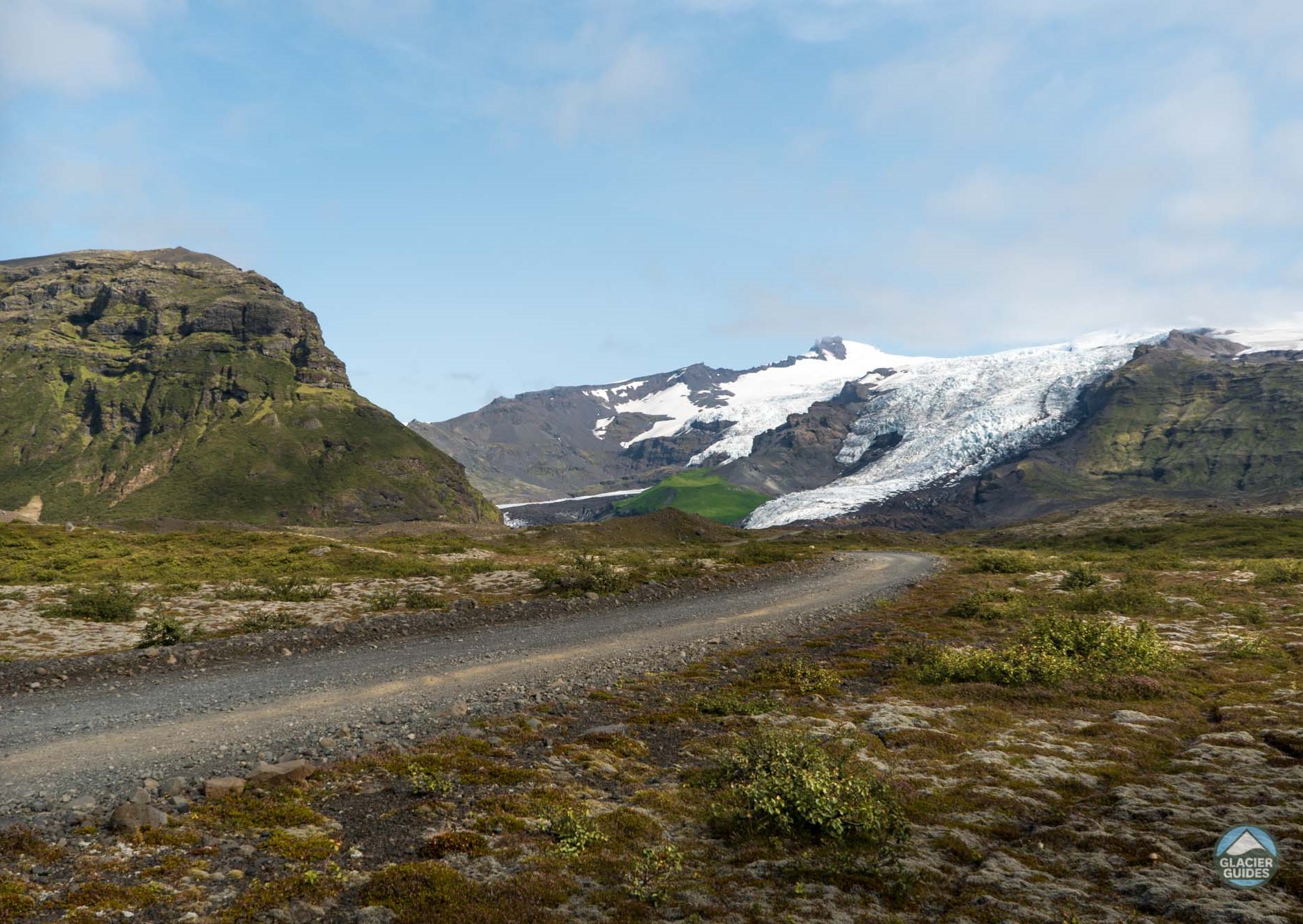 glacier in skaftafell iceland