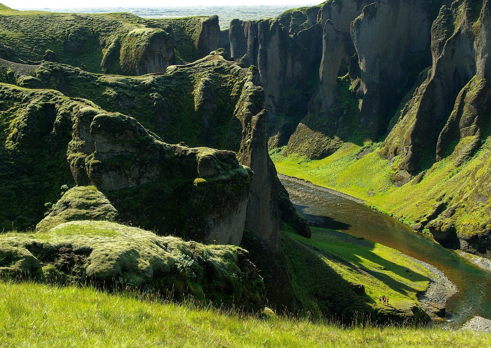 Fjaðrárgljúfur canyon in south Iceland