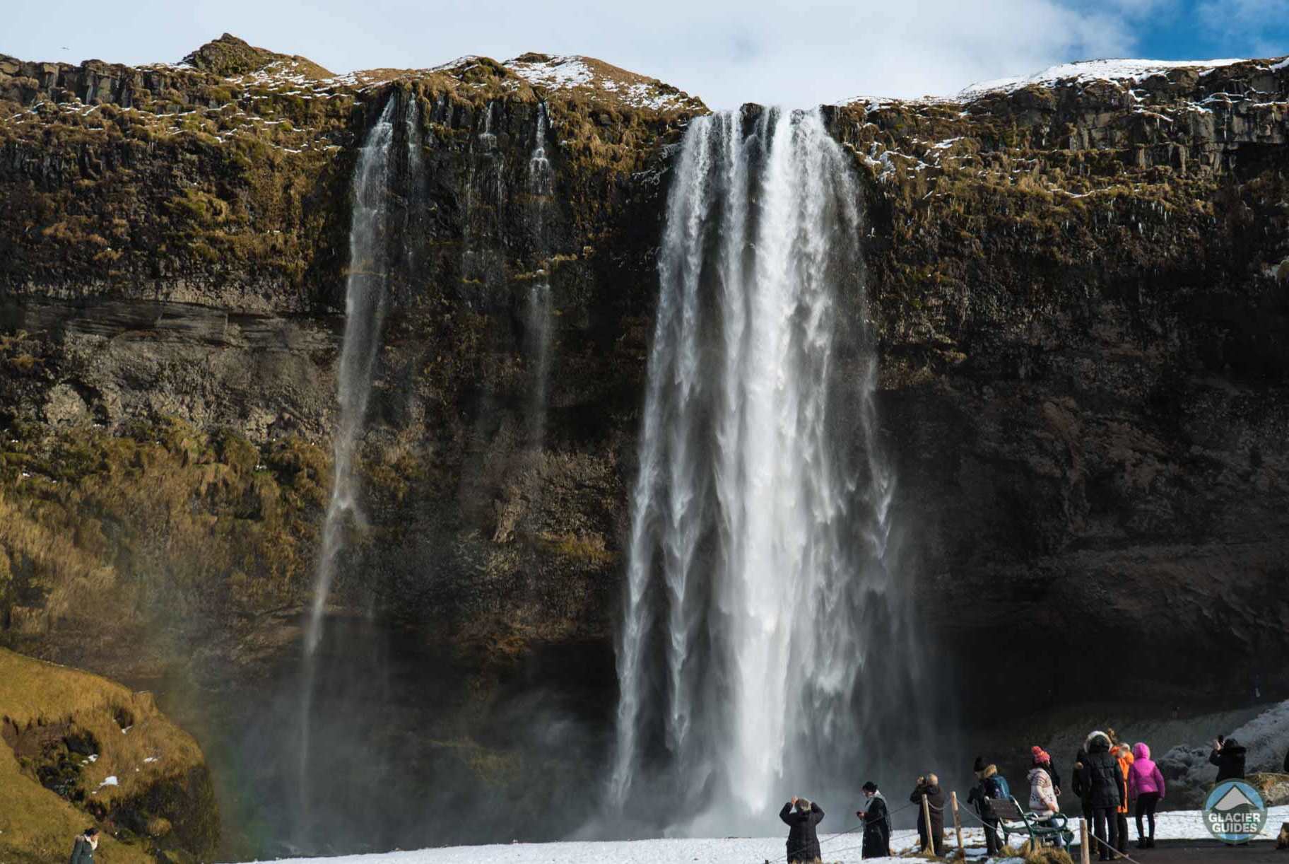 Seljalandsfoss Waterfall on the South Coast of Iceland