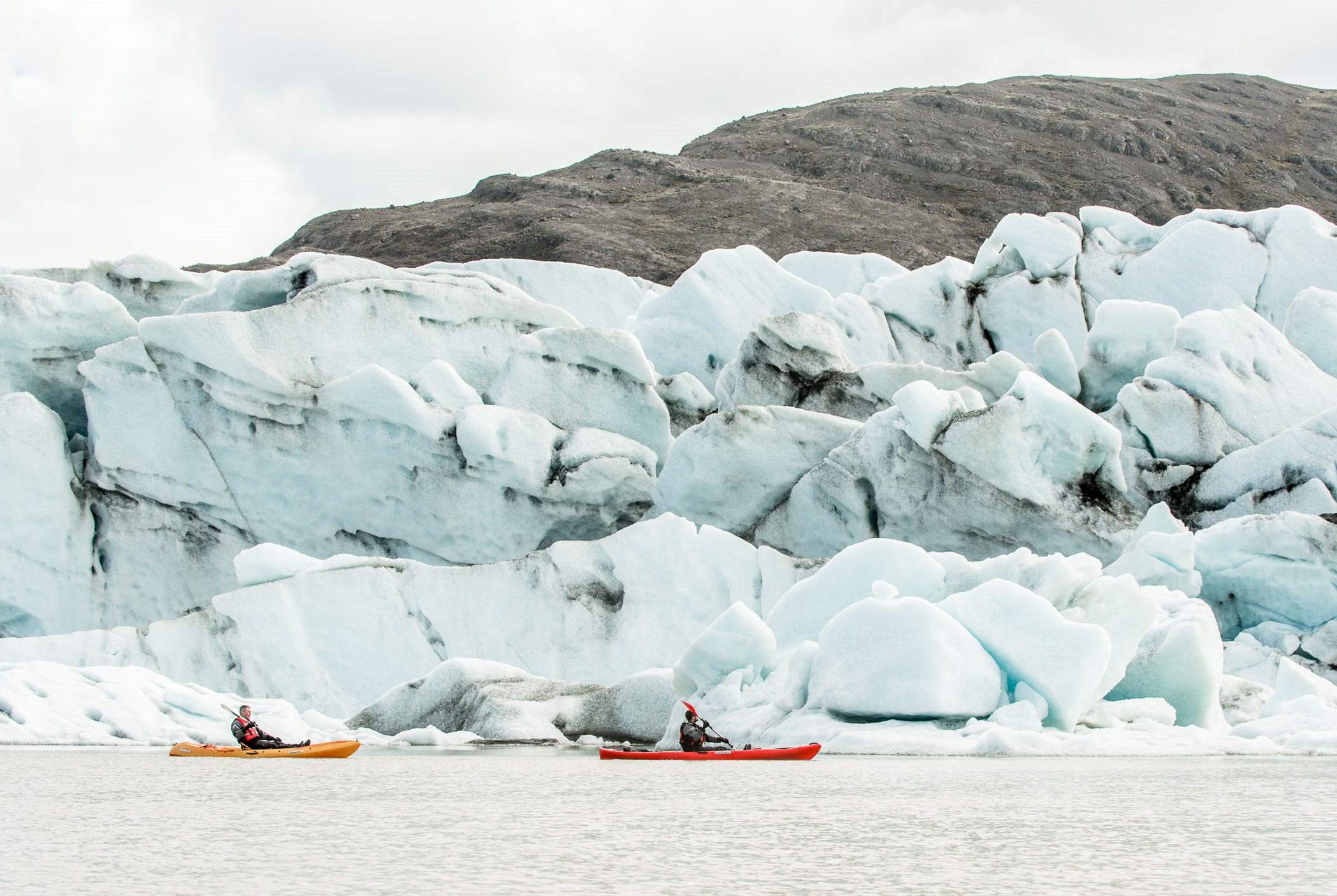 glacier kayaking iceland tour