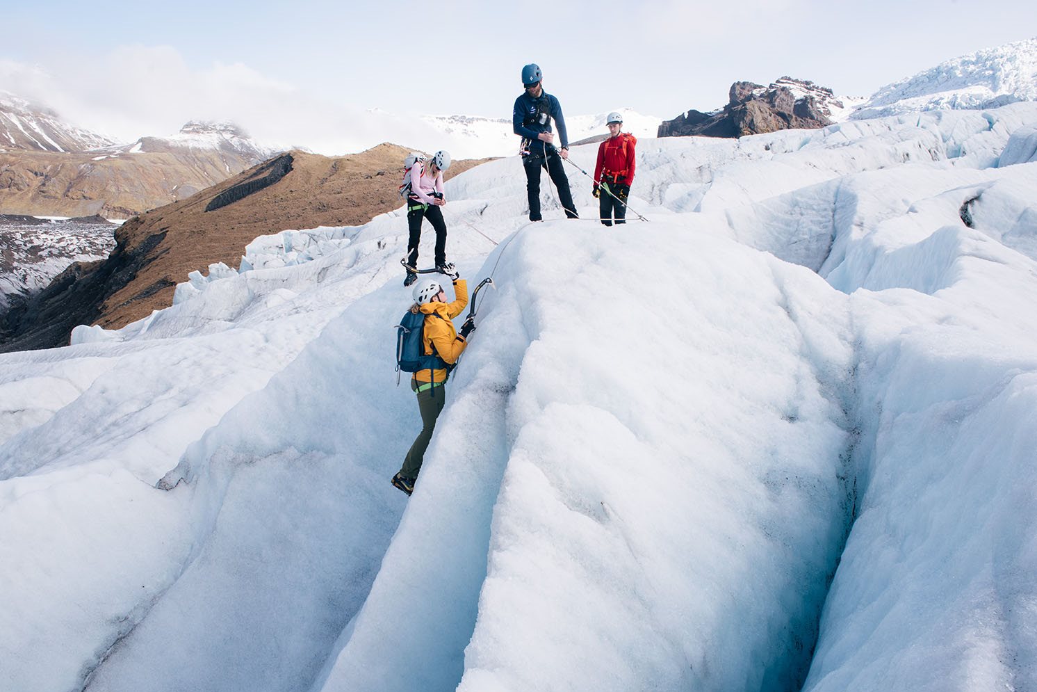 ice climbing skaftafell iceland