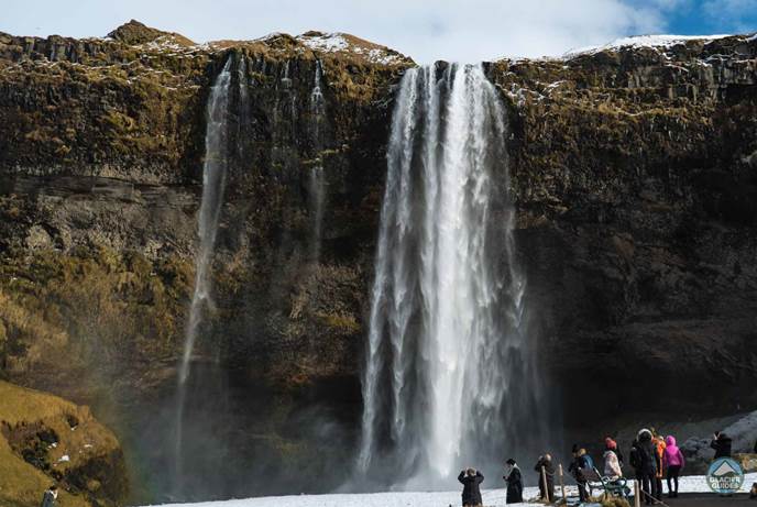 Seljalandsfoss Waterfall on the South Coast of Iceland Seljalandsfoss Waterfall on the South Coast of Iceland in winter