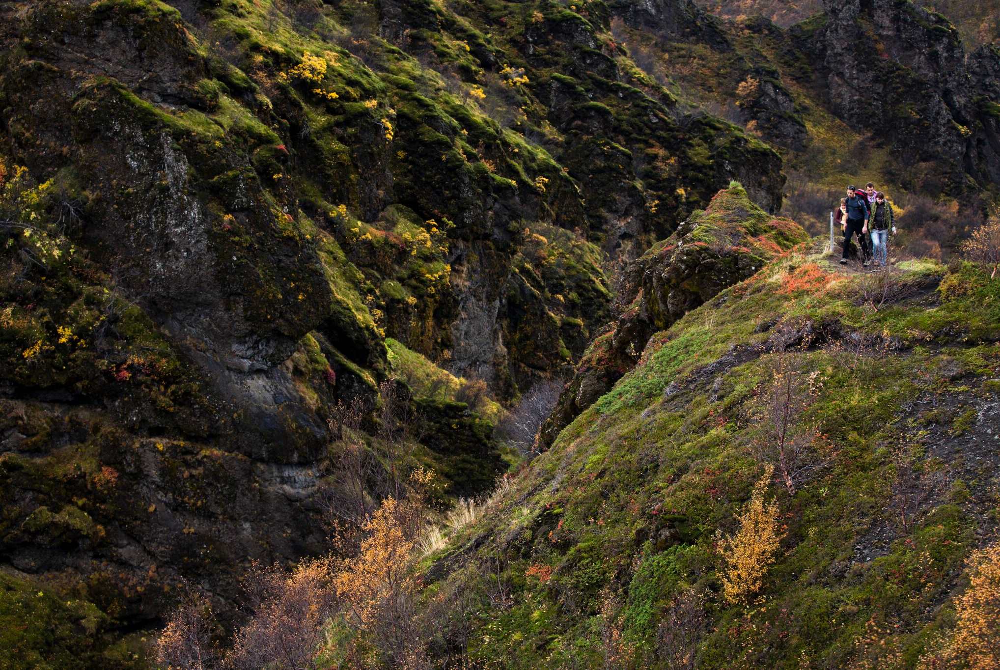 thorsmork volcano hike in iceland