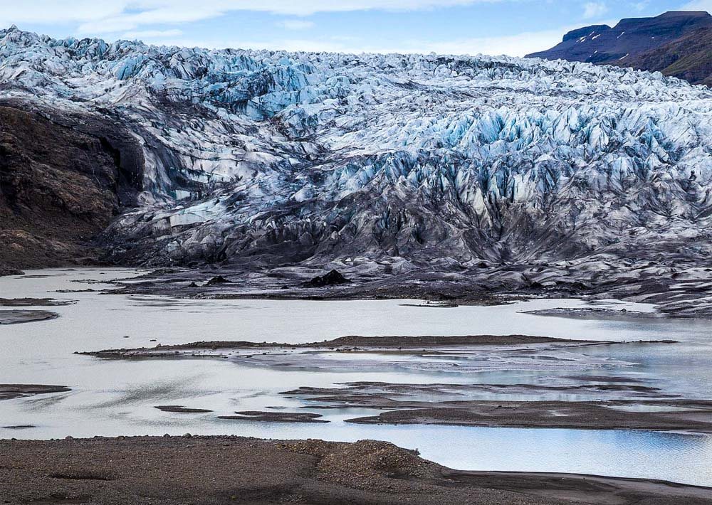 Fláajökull glacier Fláajökull glacier