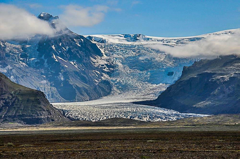 Glacier tongue in Vatnajökull