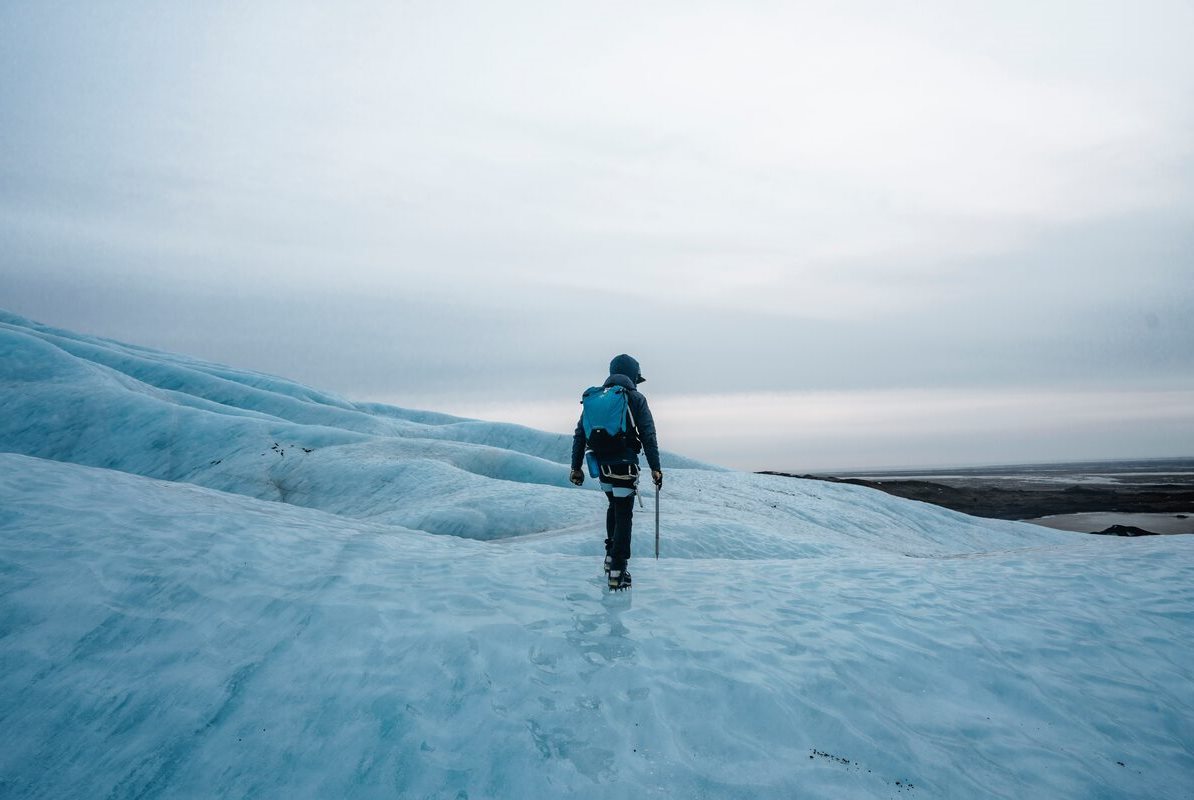 solheimajokull ice climbing iceland