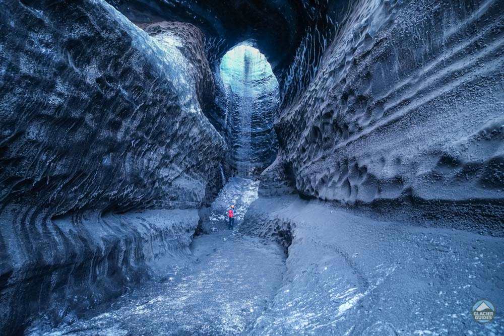 Katla volcano ice cave in Myrdalsjokull