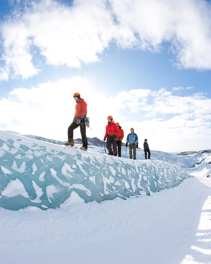 Blue Ice Glacier Hiking  Glacier Hiking From Solheimajokull Outlet Glacier