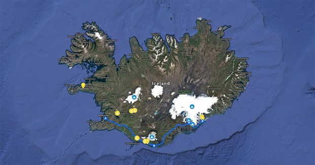 Directions to Glaciers In Iceland