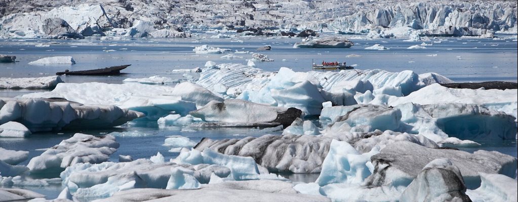 Fjallsarlon Glacier Lagoon Boat Boat Tour On Fjallsarlon Glacier Lagoon