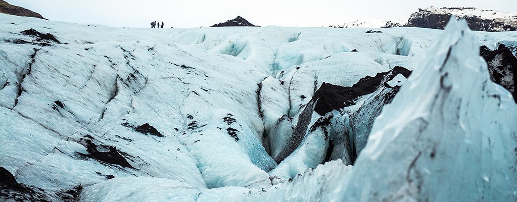 Hiking On Solheimajokull Glacier 