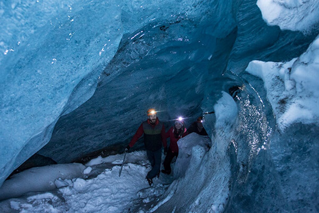 Headlight For Ice Caving