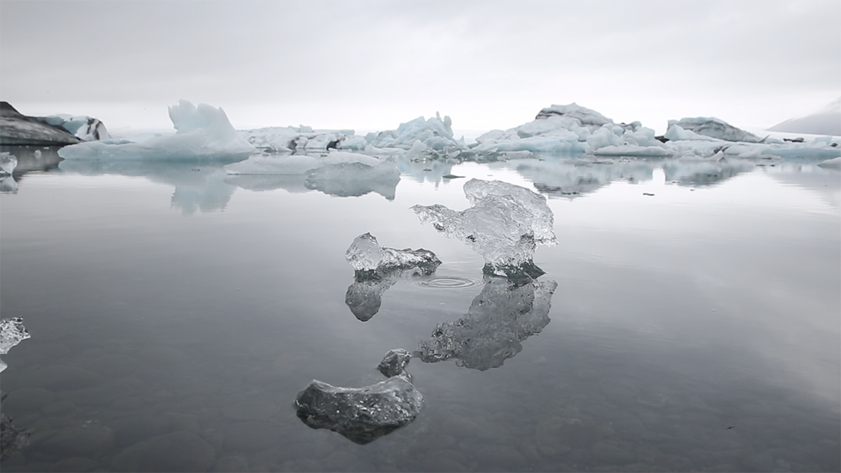Diamond Beach At Jokulsarlon Glacier Lagoon