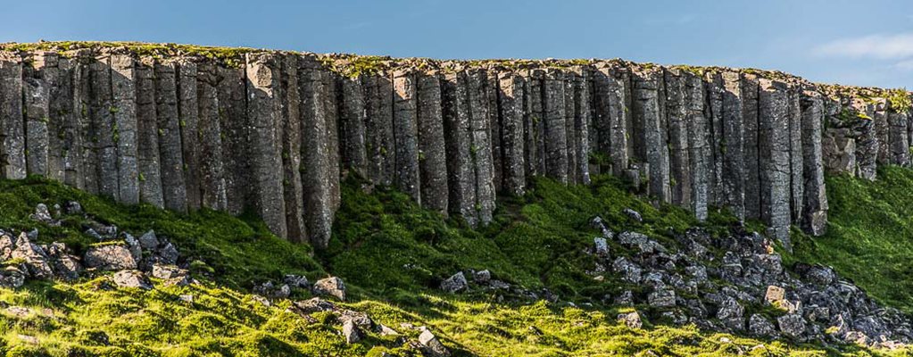 Gerduberg Cliffs Snaefellsnes in West Iceland