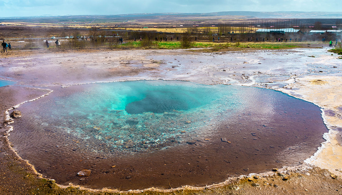 Geysir in the Golden Circle of Iceland