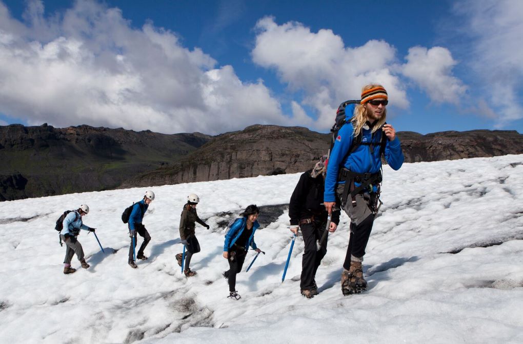 Glacier hiking tour