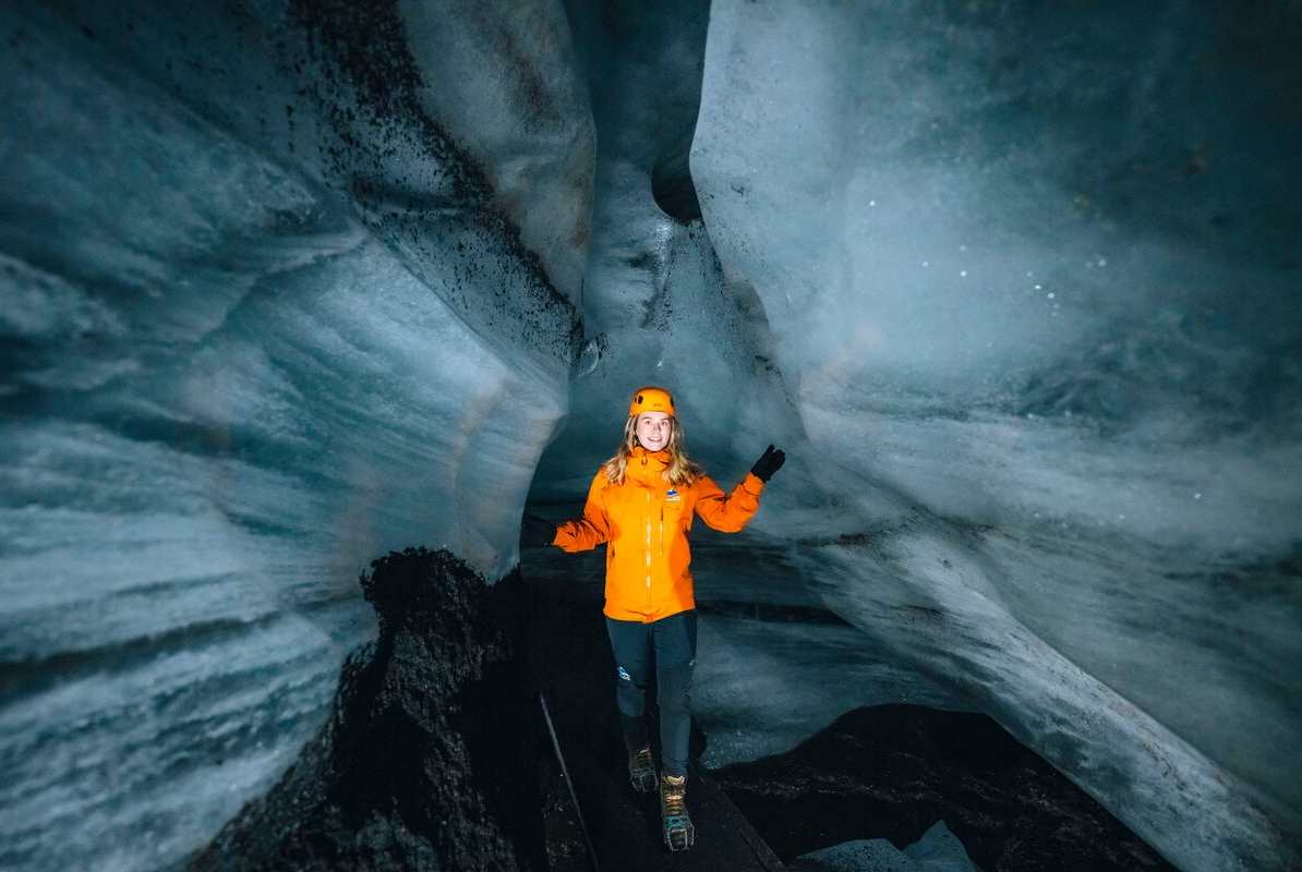 Katla Ice Cave Walls