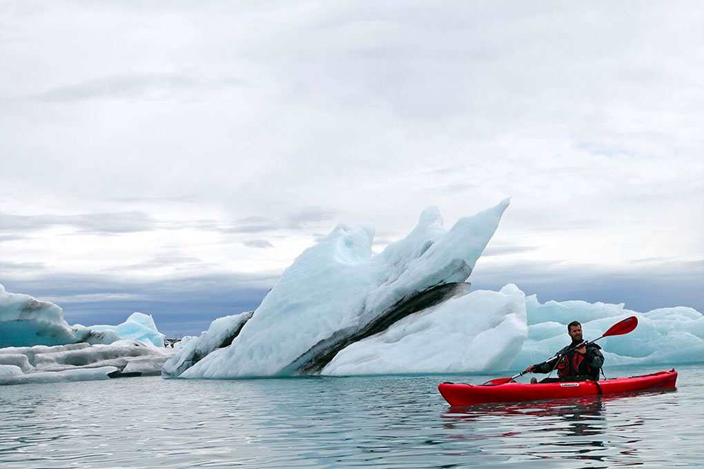 jokulsarlon kayakin