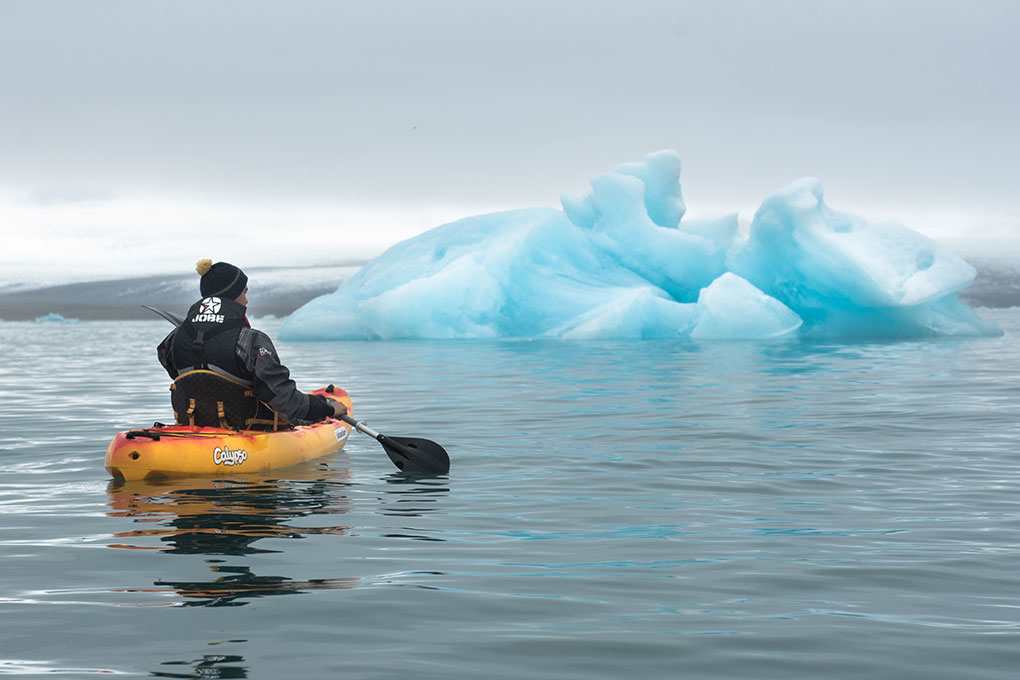 south coast jokulsarlon paddling