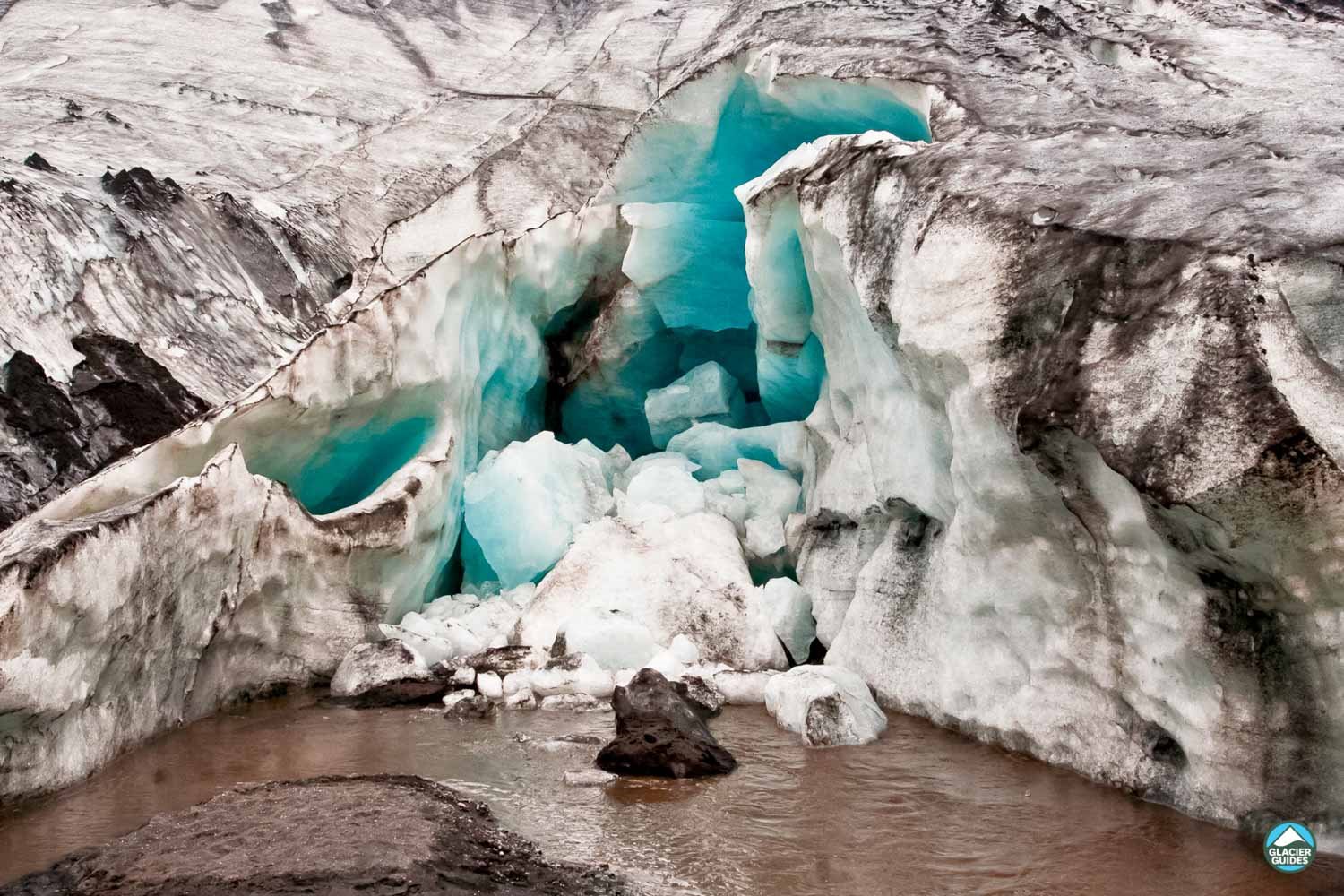 Blue ice spotted Blue ice spotted