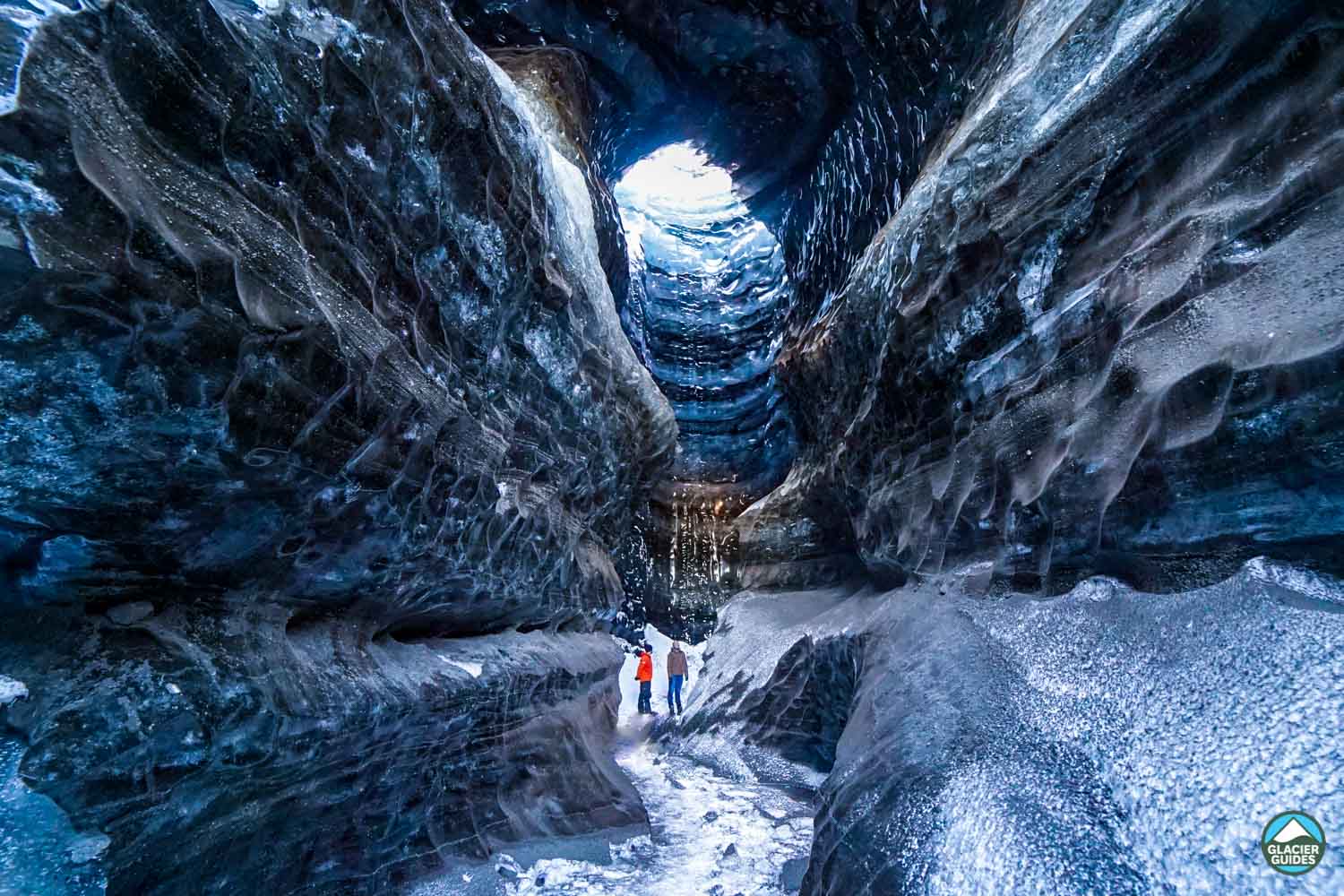 Myrdalsjokull Ice Cave Tunnel Iceland