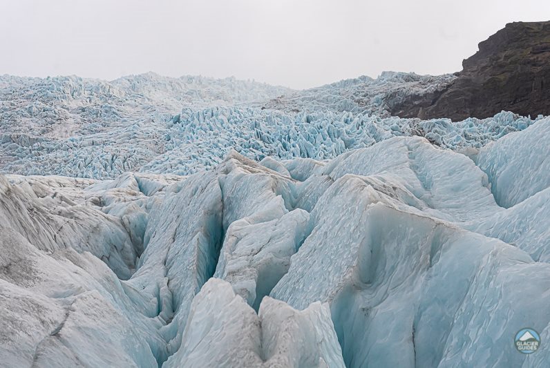 Into the glacier tour in Vatnajokull glacier in Iceland