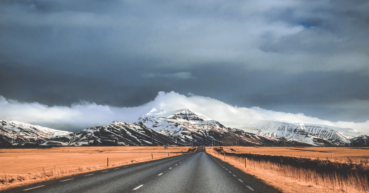 Road To Vatnajokull Glacier