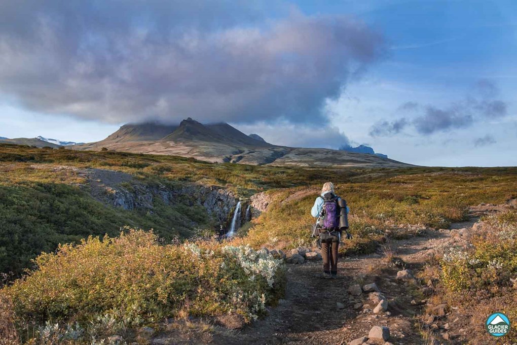 Person Trekking In Iceland Skaftafell National Park