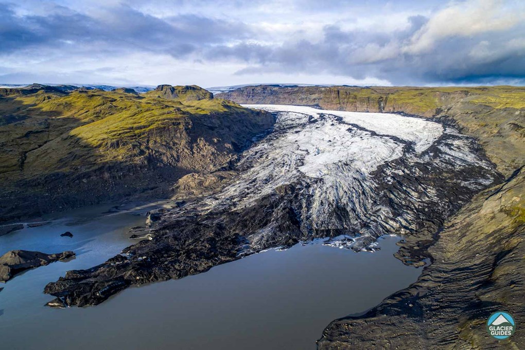 Myrdalsjokull Glacier Tongue View