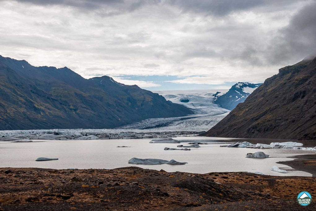 Heinabergslon glacier lake