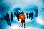 Guided tour inside Into the Glacier ice cave