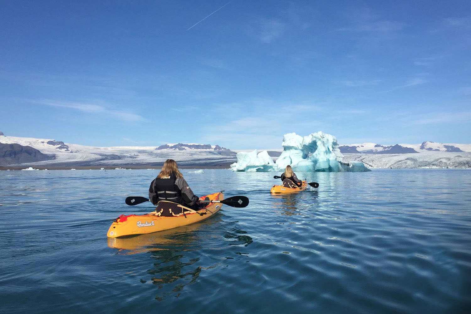 Kayaking in Iceland